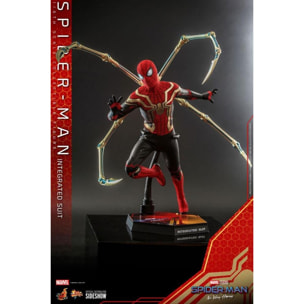 Spider-man: Far From Home Figura Spider-Man con Tuta Integrata 29 Cm Hot Toys