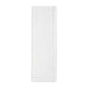 Mop de rechange à  clipser 17x47cm microfibre Blanc MSV