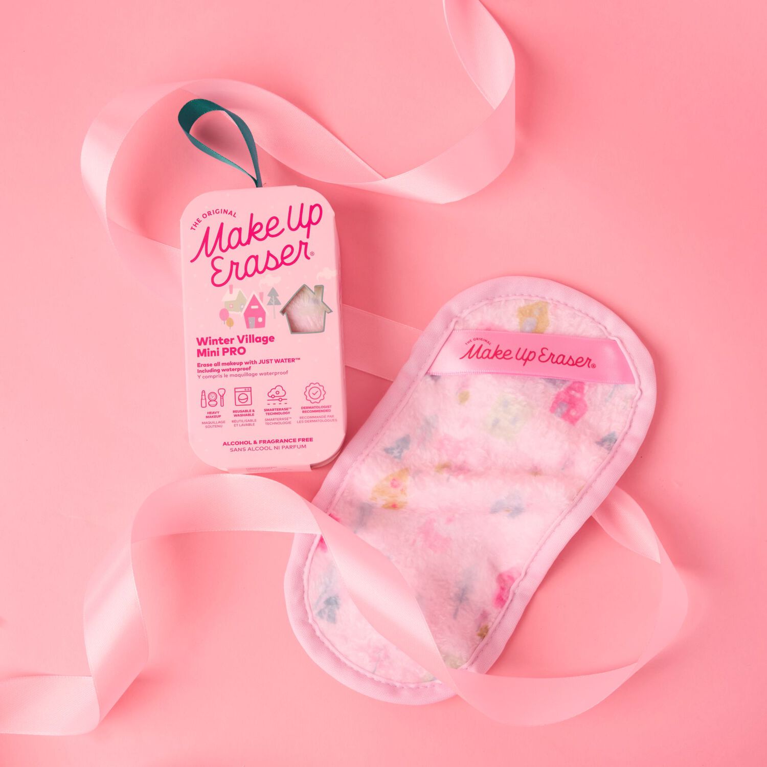 Winter Village - 1 Mini Pro - Serviette Démaquillante Réutilisable