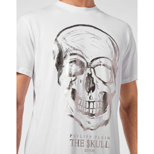 PHILIPP PLEIN Camiseta de cuello redondo y manga corta SKULL