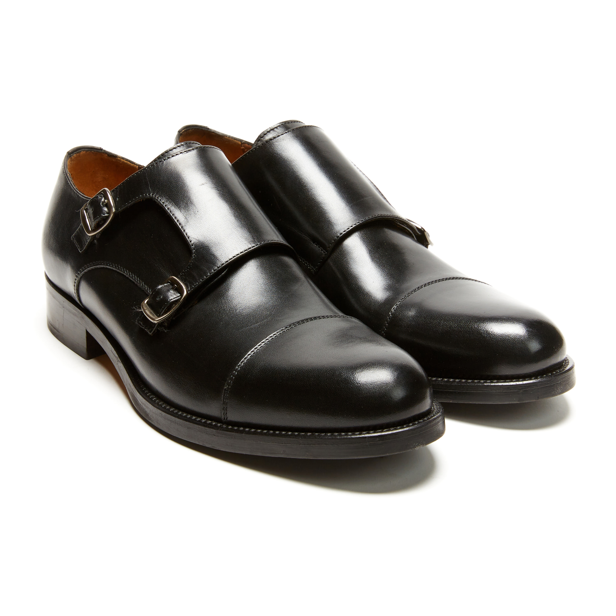 Monk strap British Passport nero