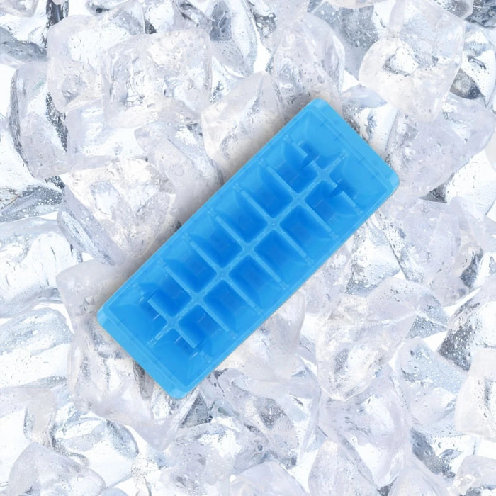 Bac à glaçons bleu capacité 16 glaçons Fackelmann Bar Concept