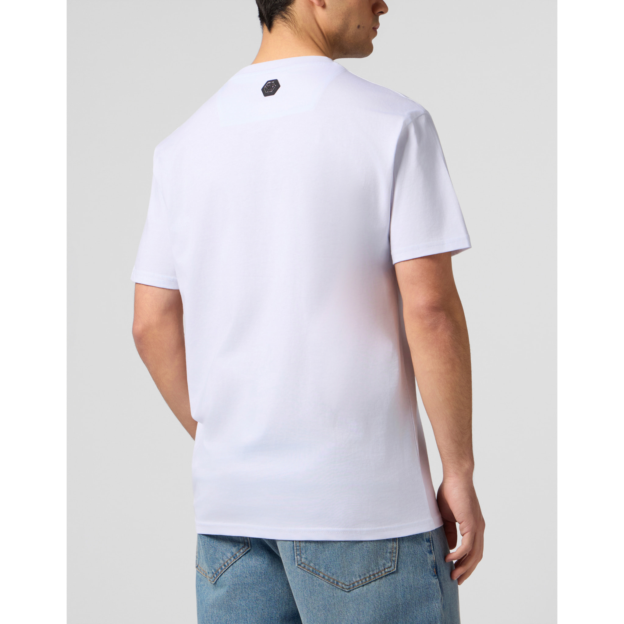 PHILIPP PLEIN Camiseta de cuello redondo y manga corta TEDDY