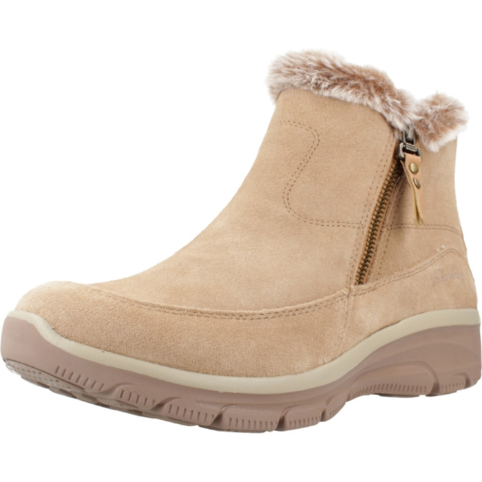 Botines Mujer Easy Going Cool Zip Marron