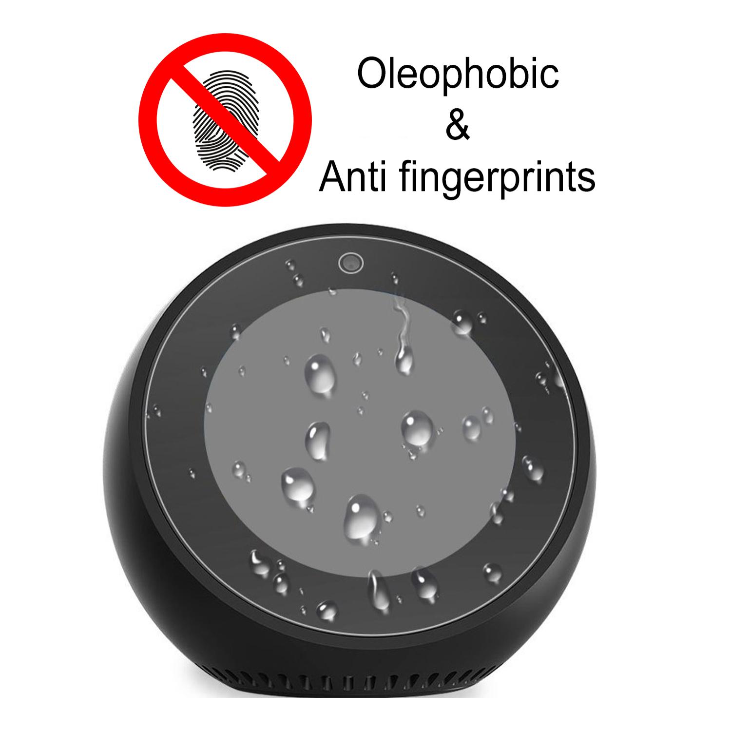 2 Protectores de pantalla de cristal para Amazon Echo Spot