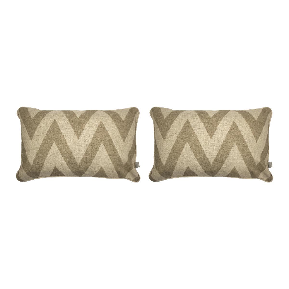 Lot de 2 housses de coussin MEENA - lin