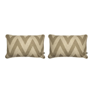 Lot de 2 housses de coussin MEENA - lin