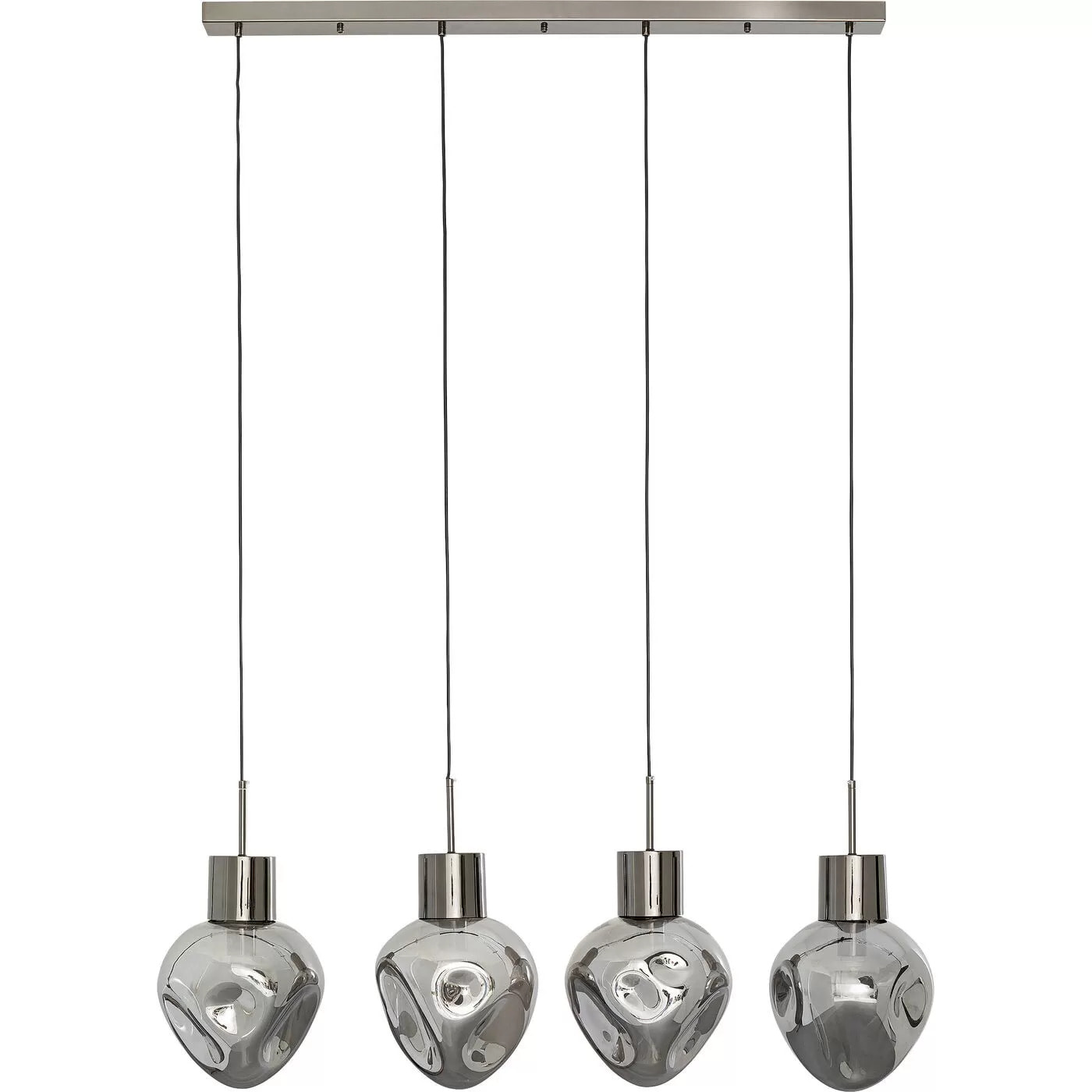 Suspension Supernova 110cm argentée Kare Design