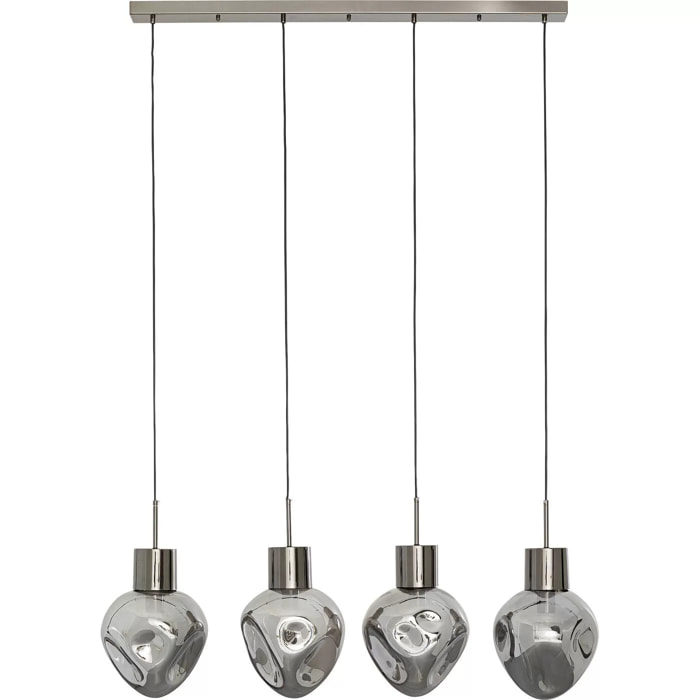 Suspension Supernova 110cm argentée Kare Design