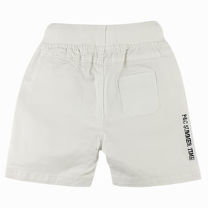 SHORT TESSUTO TECNICO BIANCO SUMMER TIME