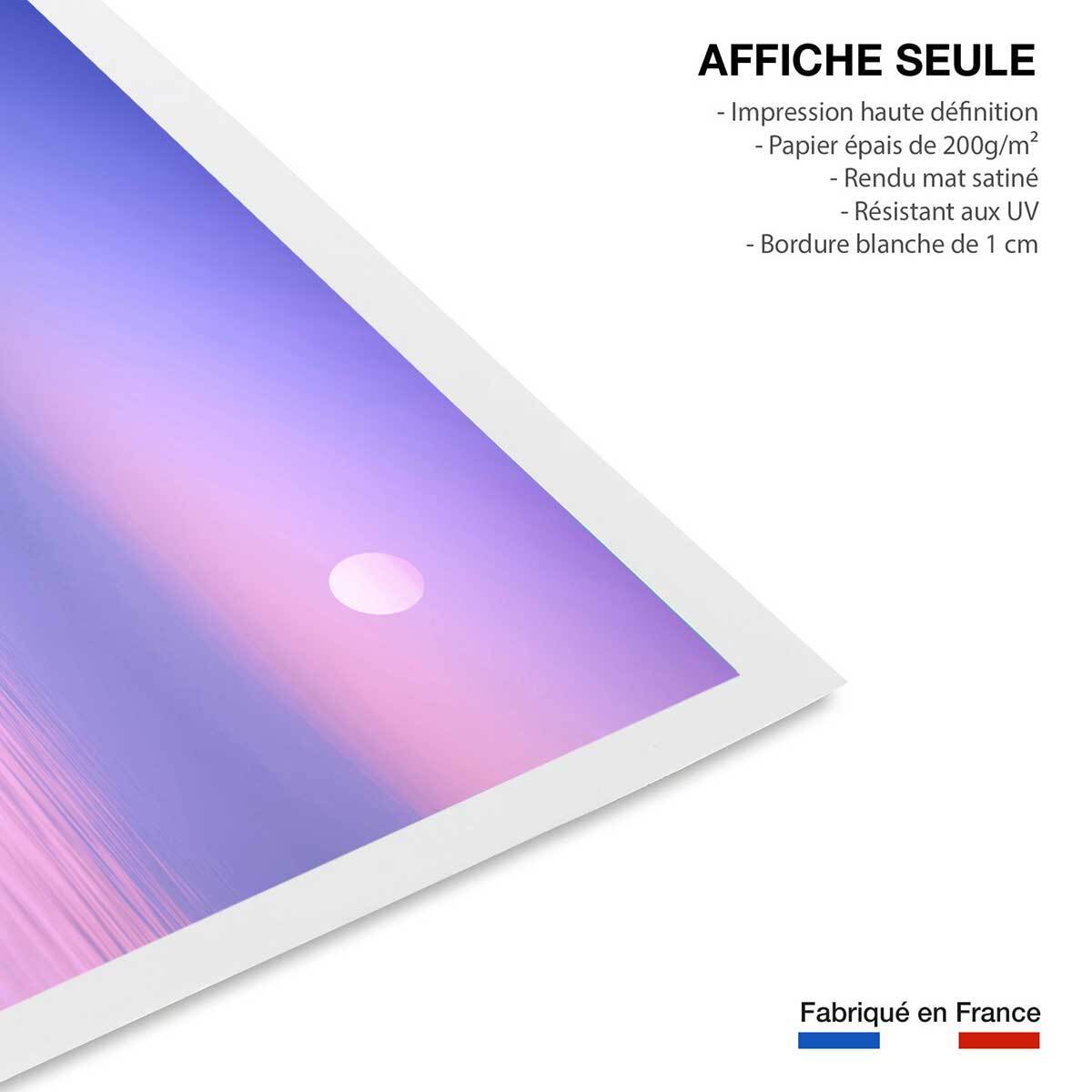 Affiche animaux Morning Flamingo Affiche seule