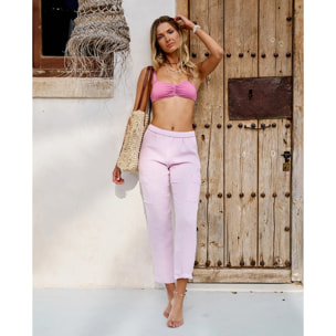 Pantalón de mujer recto tobillero.