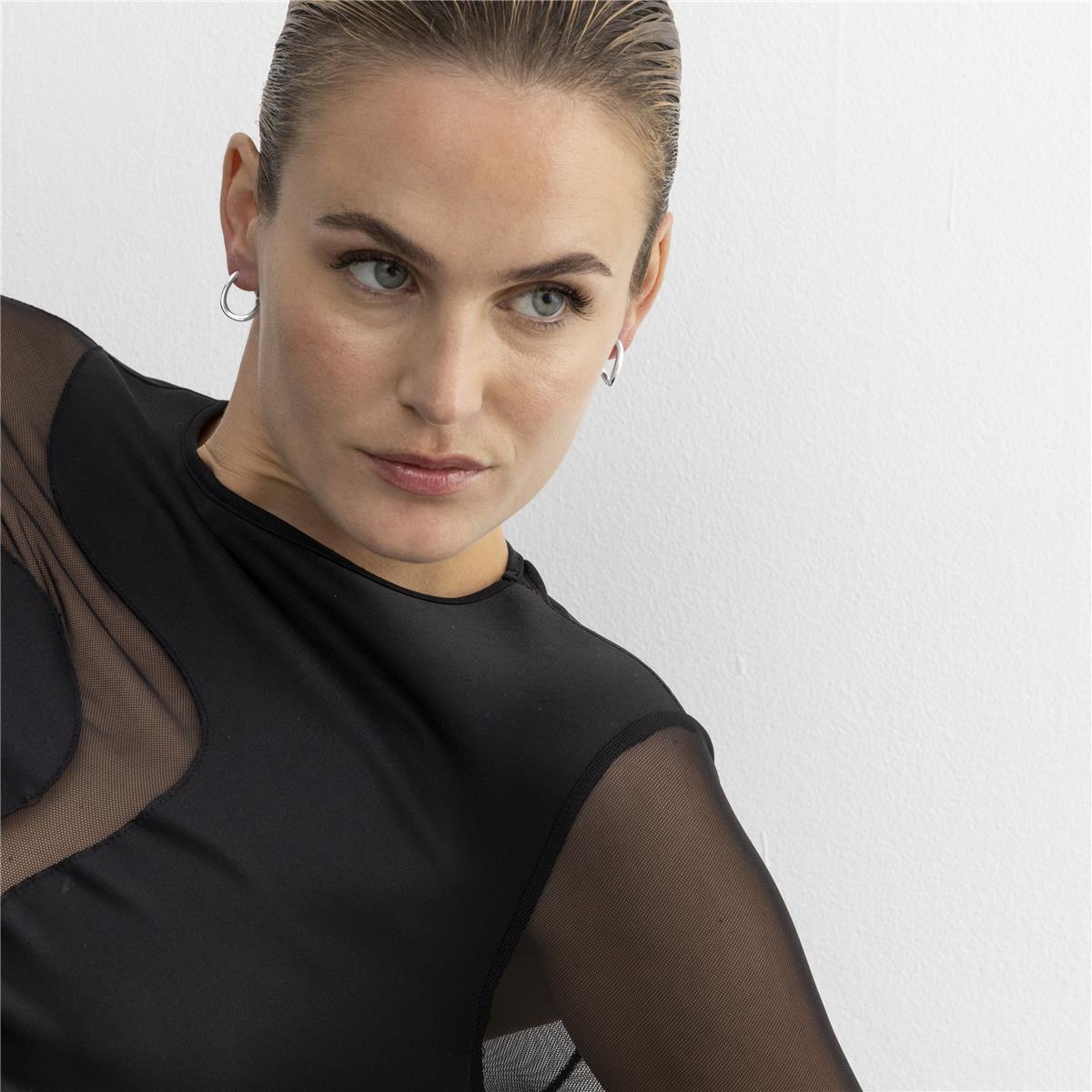 Pendientes con - acabado plata - Lial