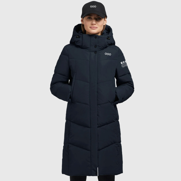 Chaqueta para mujer ECOON New York Long jacket - Azul Marino
