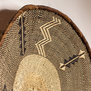 Panier mural tressé à la main au Zimbabwé 39-44cm LIMPO