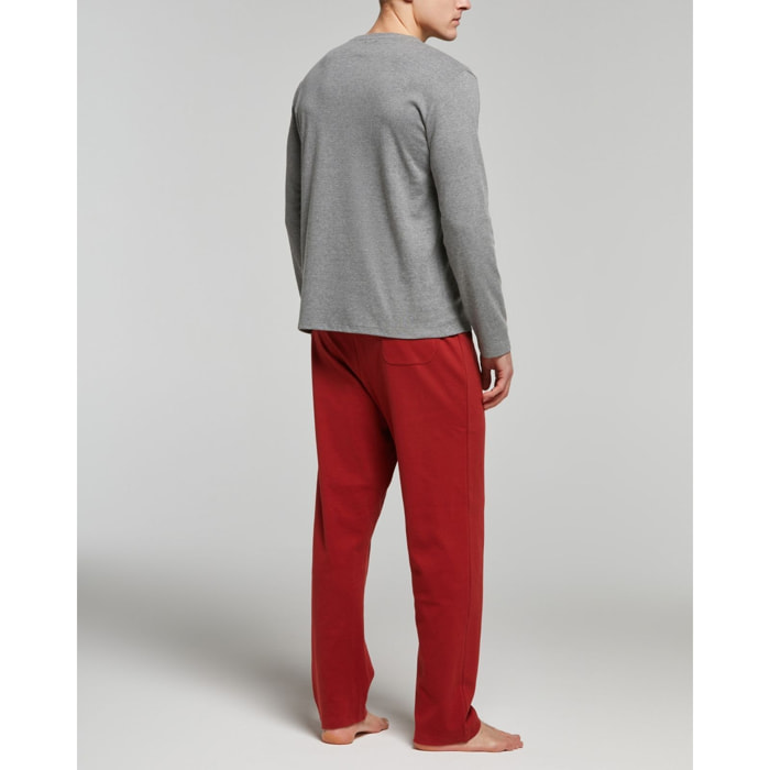 Pigiama lungo cotone interlock Anzio