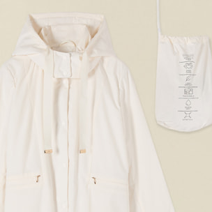 Oltre - Piumino lightweight liscio packable - Bianco