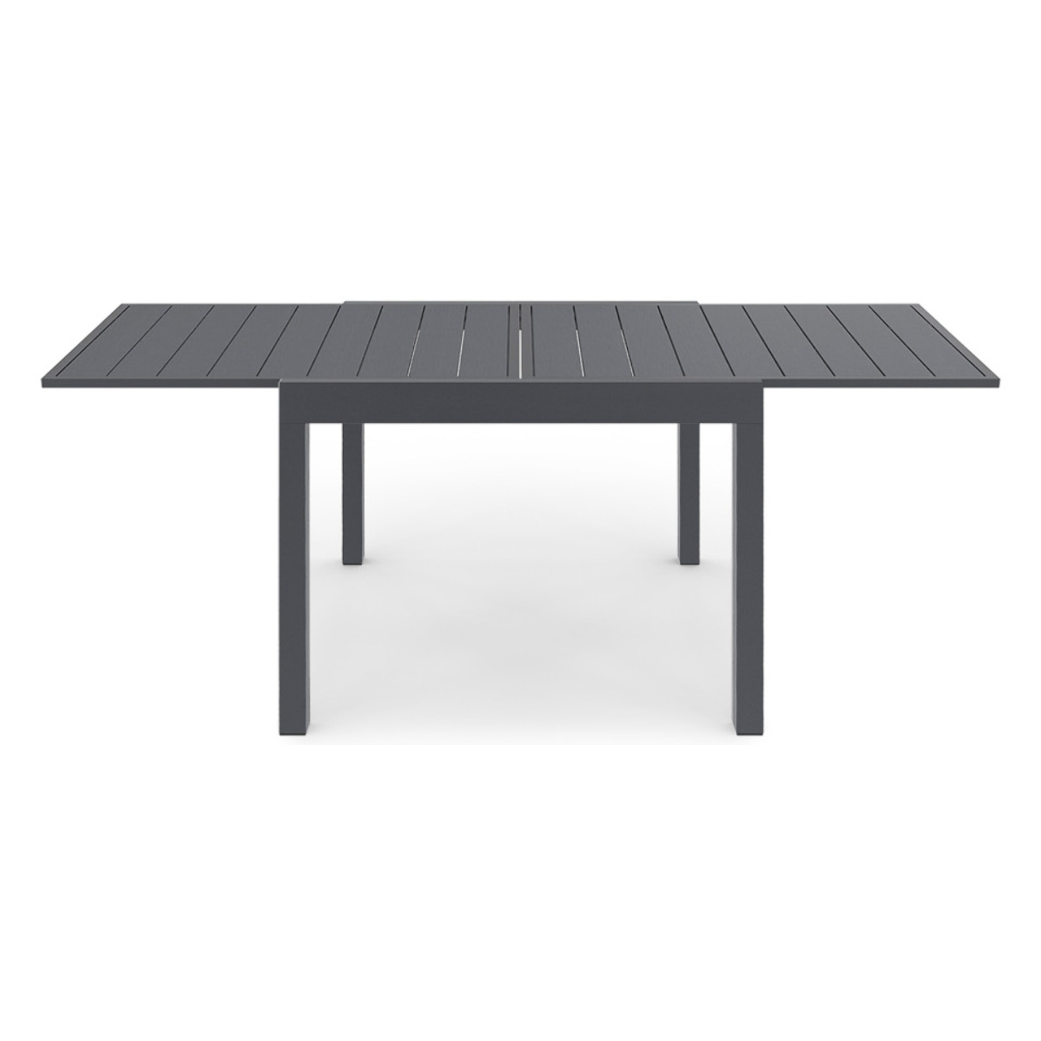 Ensemble repas extensible 8 places polywood gris