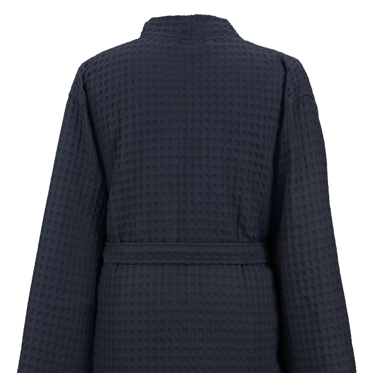Peignoir homme pur coton 240 g/m² nid d'abeille marine Detente navy