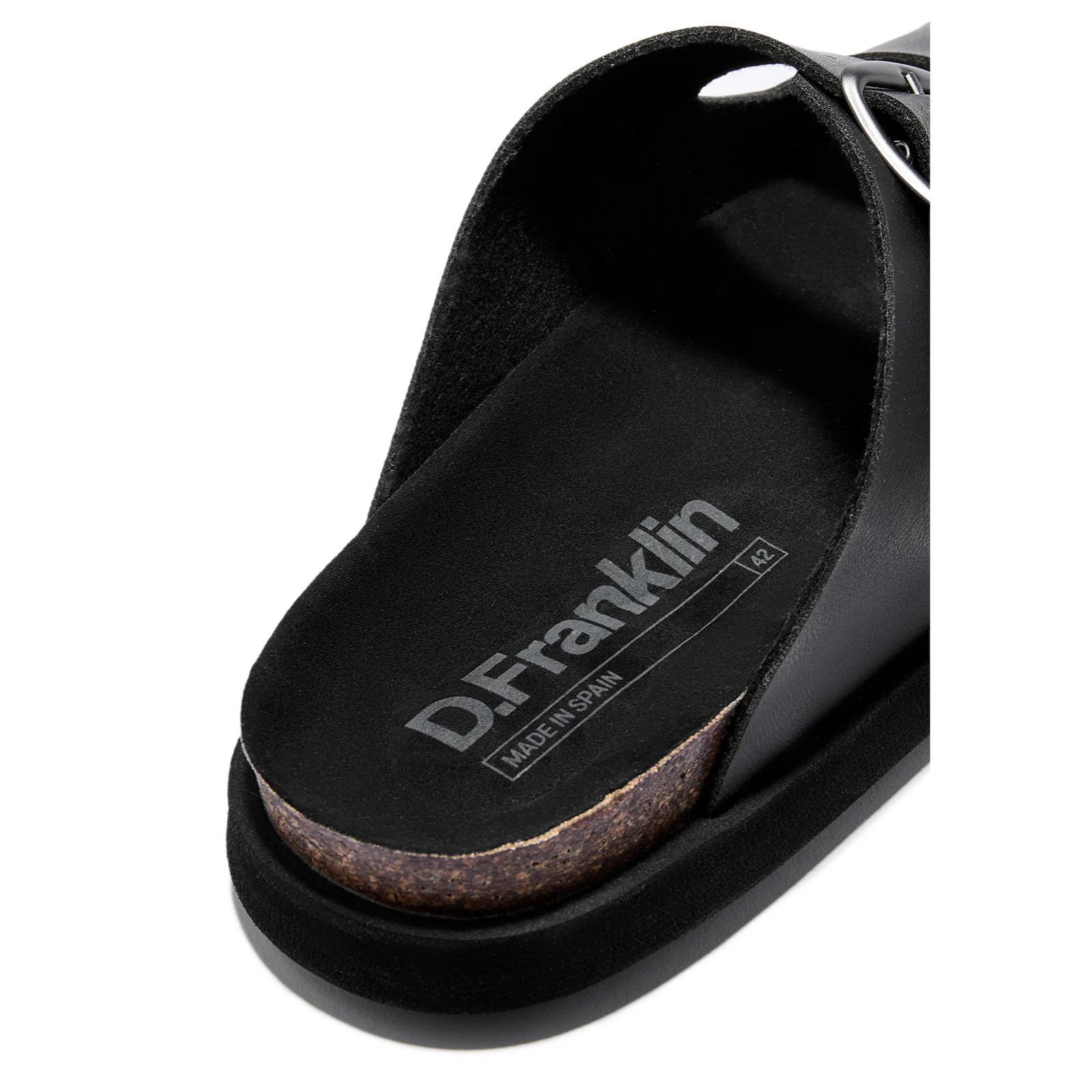 Sandalias de Hombre Cierre Hebilla Vibe en Negro