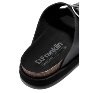 Sandalias de Hombre Cierre Hebilla Vibe en Negro