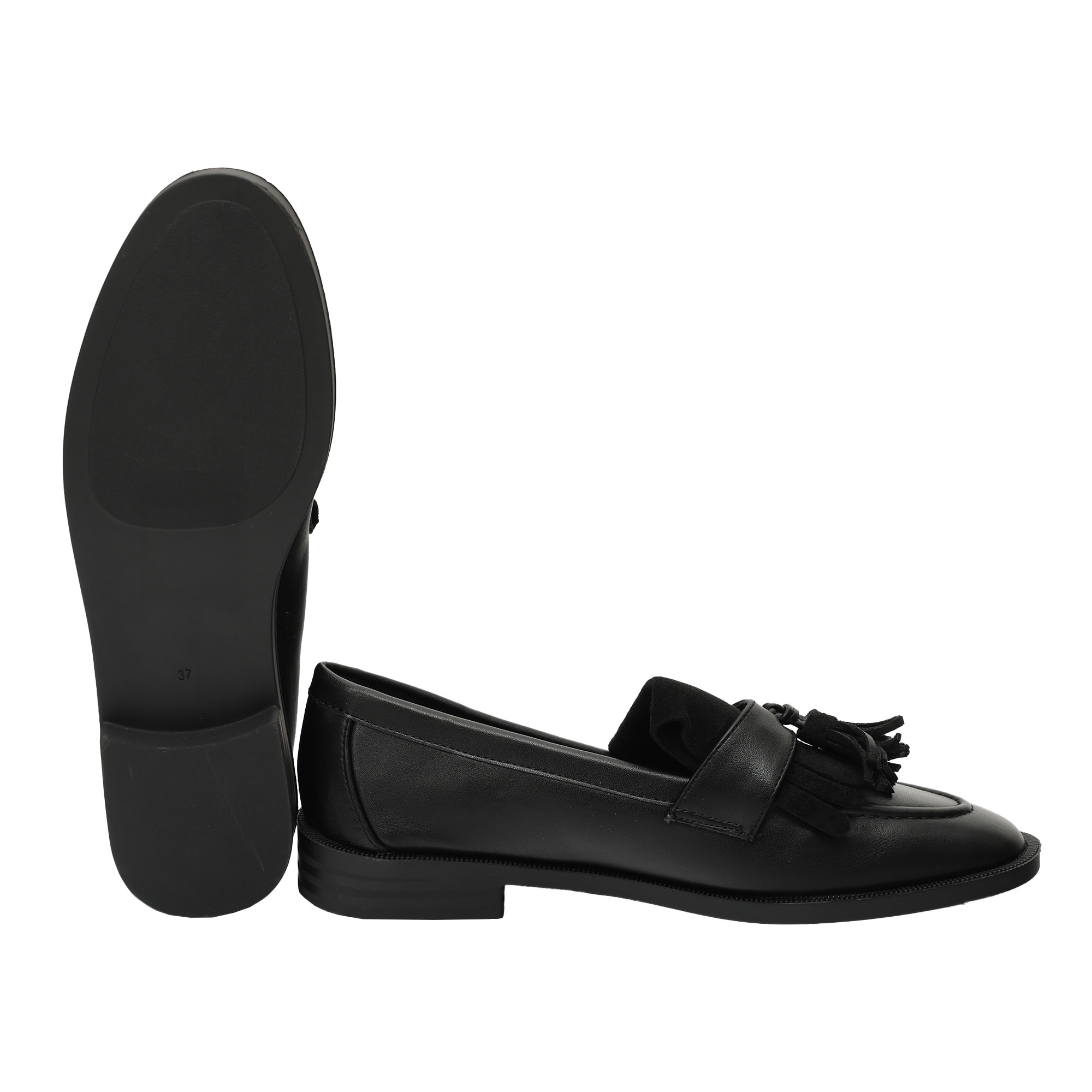 Mocassino con frange - tacco 2,5 cm