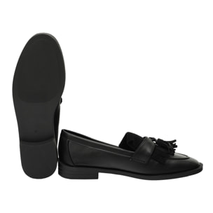 Mocassino con frange - tacco 2,5 cm