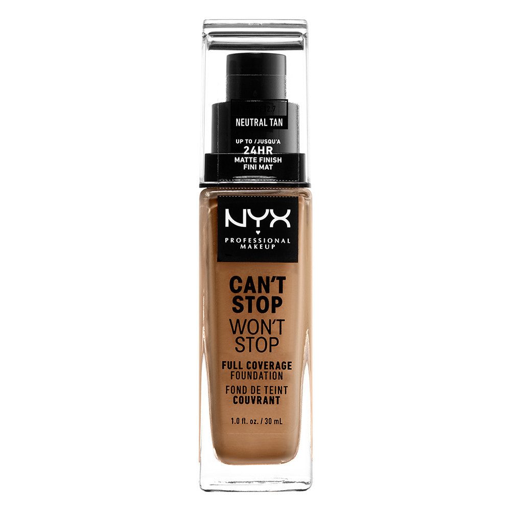 NYX Professional Makeup Fond de teint Liquide Can't Stop Won't Stop Foundation Neutral Tan