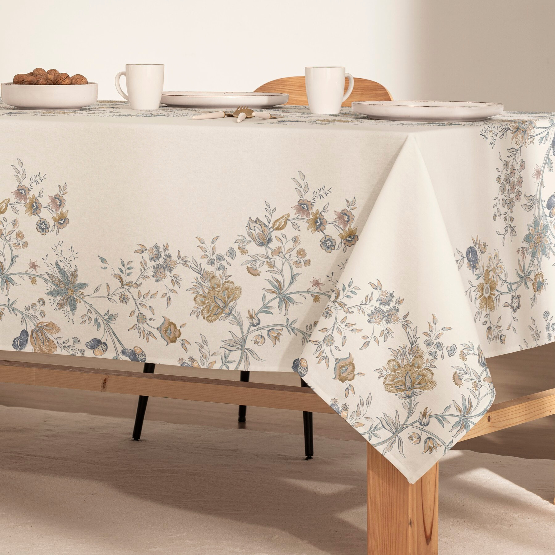 Nappe imprimée anti-tâches DEVA NATURAL