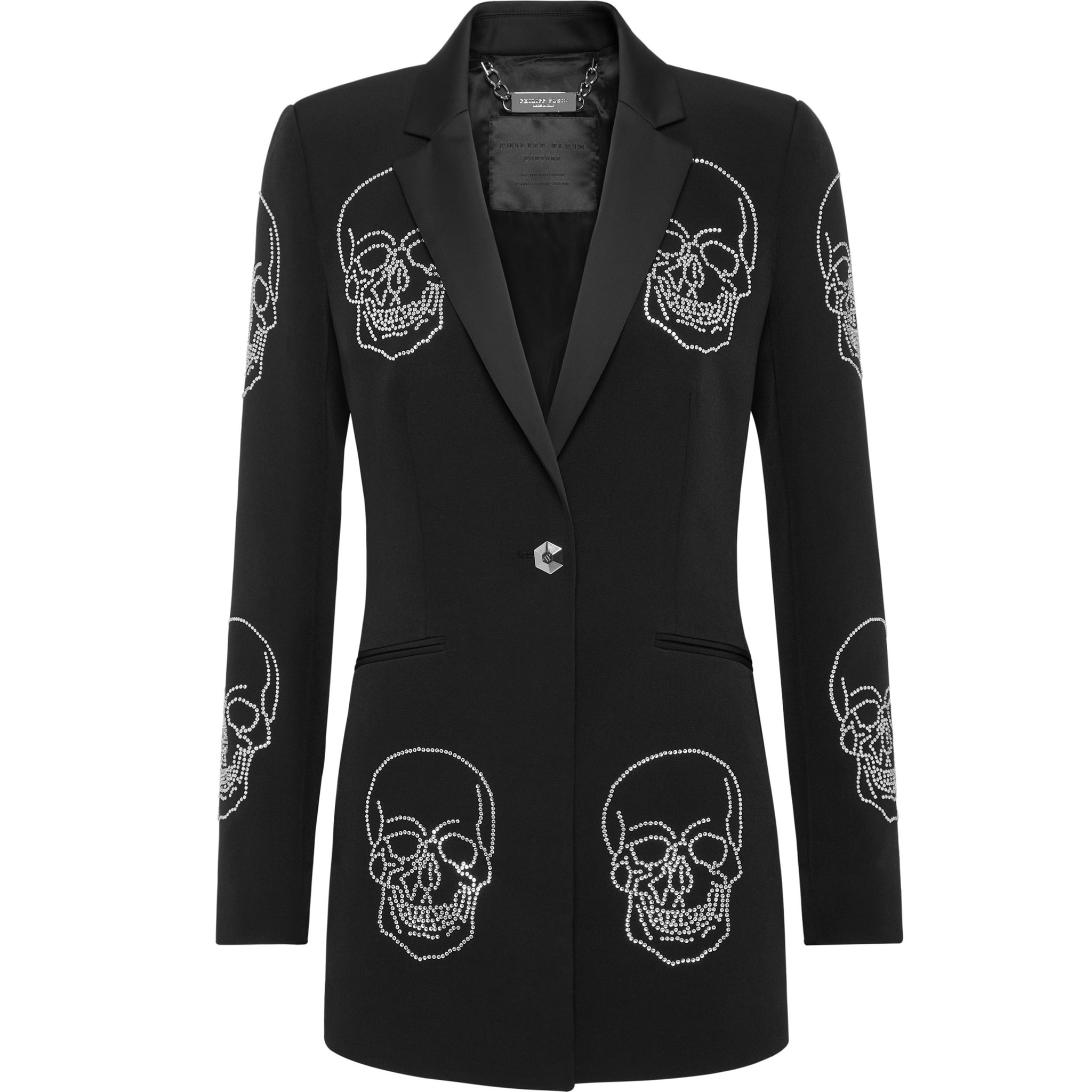 PHILIPP PLEIN ABRIGO LARGO SKULL