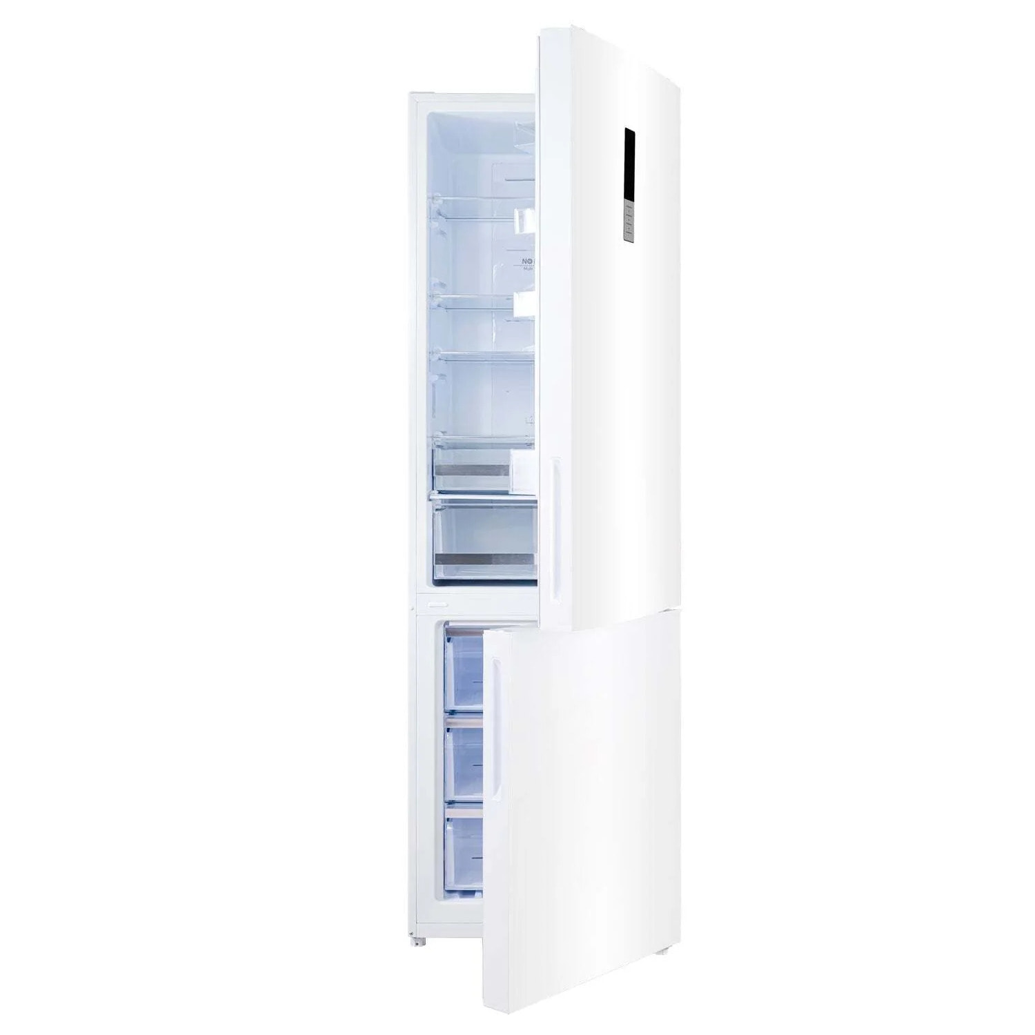 Frigorífico Combi EVVO F60, 257 l + 94 l, Inox, Total No Frost
