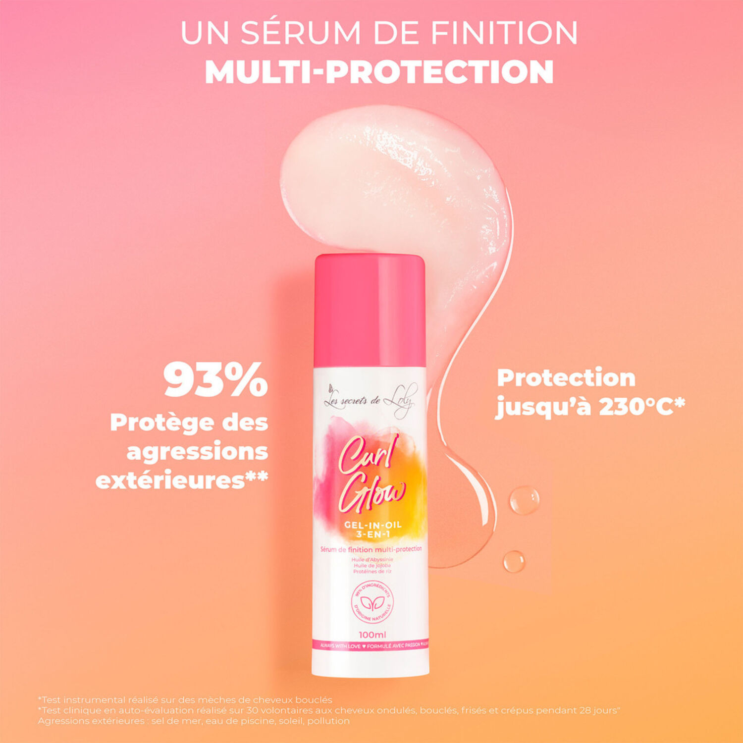 Curl Glow - Sérum de Finition Multi-Protection 100ml