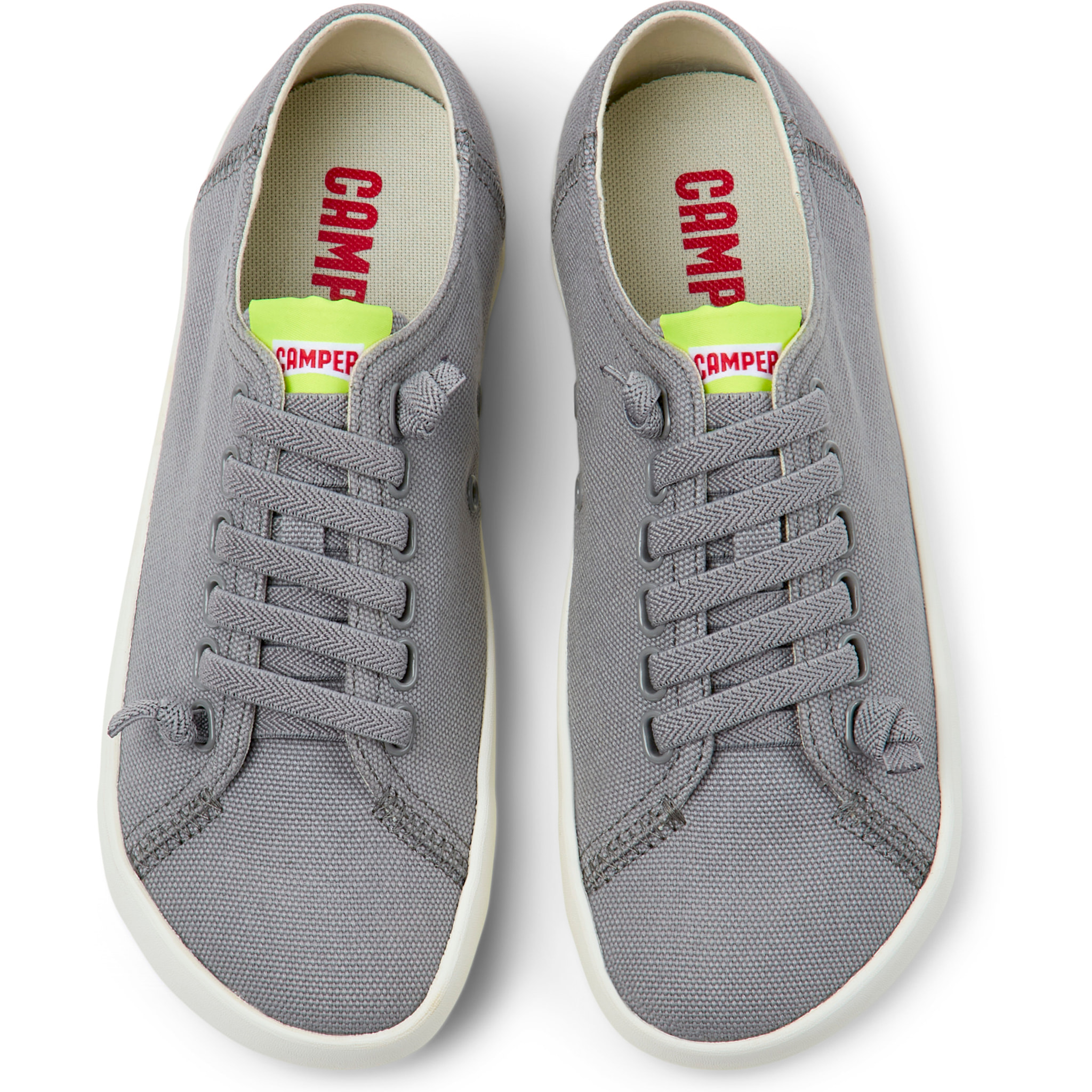 Sneakers - CAMPER Peu Rambla Vulcanizado - Grigio - Tessuto naturale