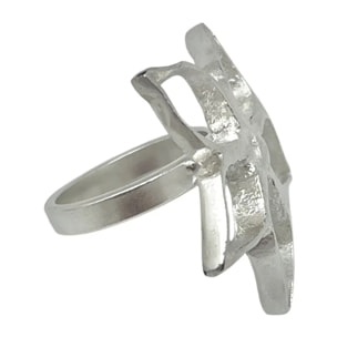 Anillo Irregular Blom G plata 10µ