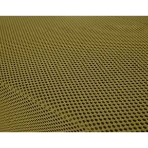 Onyx - canapé panoramique d'angle gauche - 7 places - en tissu mailles 3D - Vert Olive