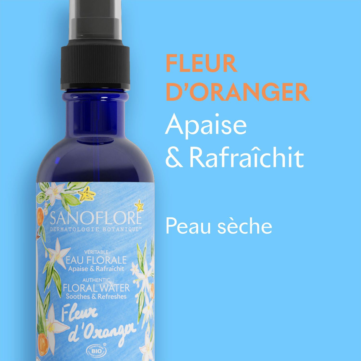 Véritable Eau Florale - Fleur d'Oranger 200 ml