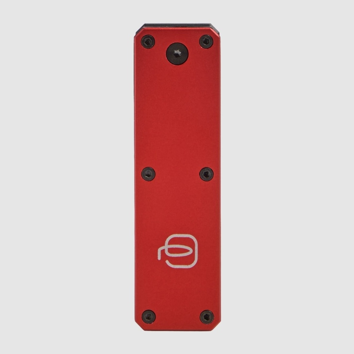 Piquadro Portachiavi personalizzabile in pelle con tracker