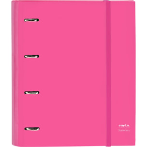 Carpeta 4 anillas 35mm c/recambio safta fresa