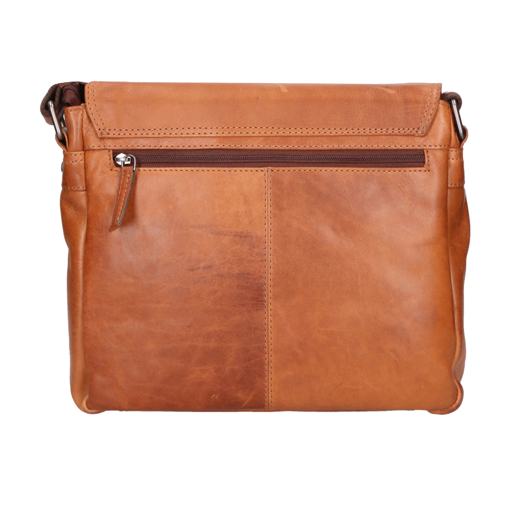 Borsa a tracolla unisex In Vera pelle Made in Italy 30x27x4 cm