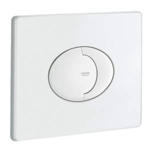 Plaque de commande wc horizontale Skate Air, Blanc alpin