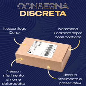 Preservativi Anallergici Nude Sensation Premium No Latex Extra Lubrificati ad Alta Sensibilità Senza Lattice - 6 Profilattici
