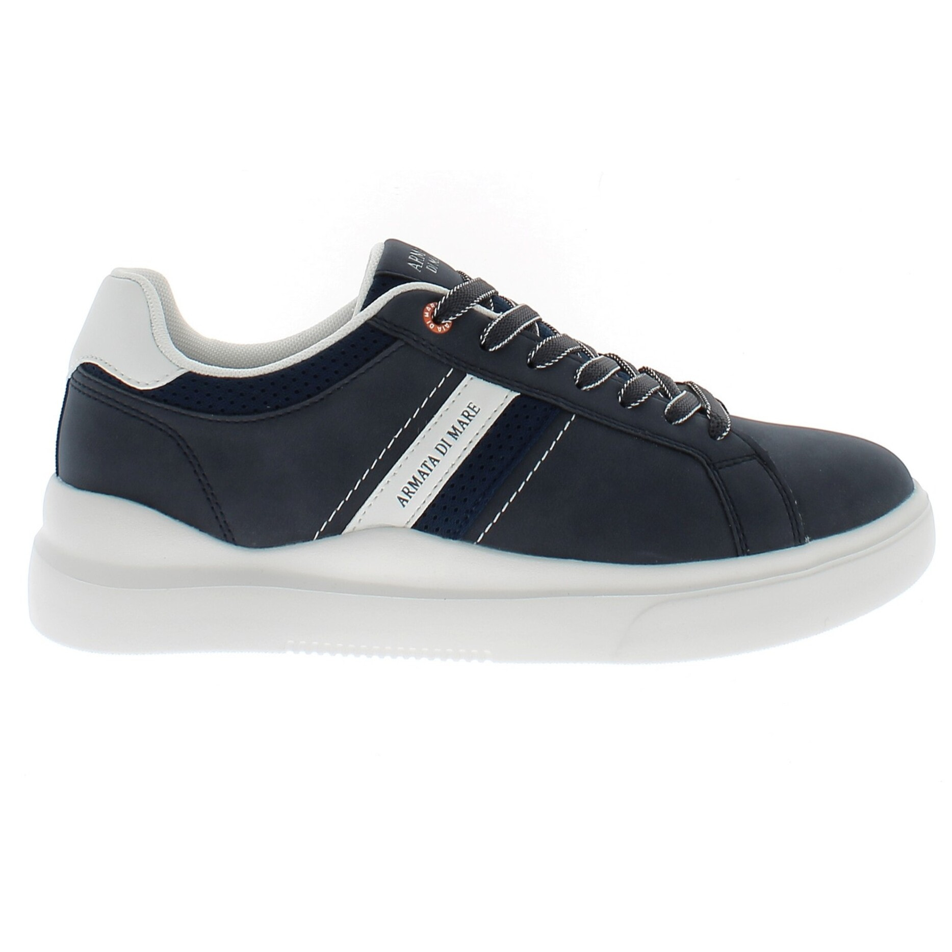 Armata di Mare Scarpe Uomo Court Sneakers Stringate con Soletta Rimovibile in Memory Foam AMU 1D935 Navy