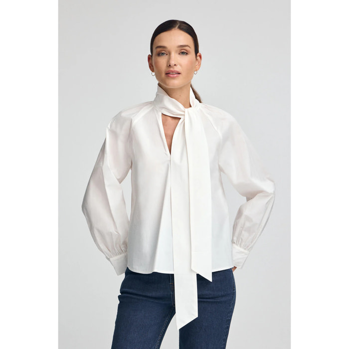 Blusa blanca Catalina