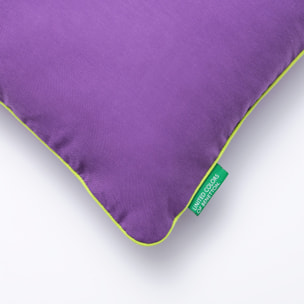 Cojín 40x60cm 300gr 70% algodón + 30% poliéster morado rainbow benetton