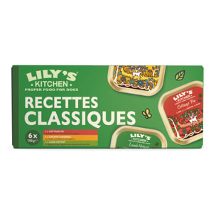4 lots de 6x150g - Lily's Kitchen Chien Recettes classiques