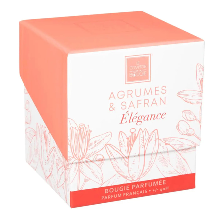 Bougie parfumée "Mael" agrumes et safran 190g