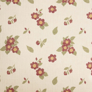 Housse de coussin jacquard 45x45 cm Fleurs Grandes