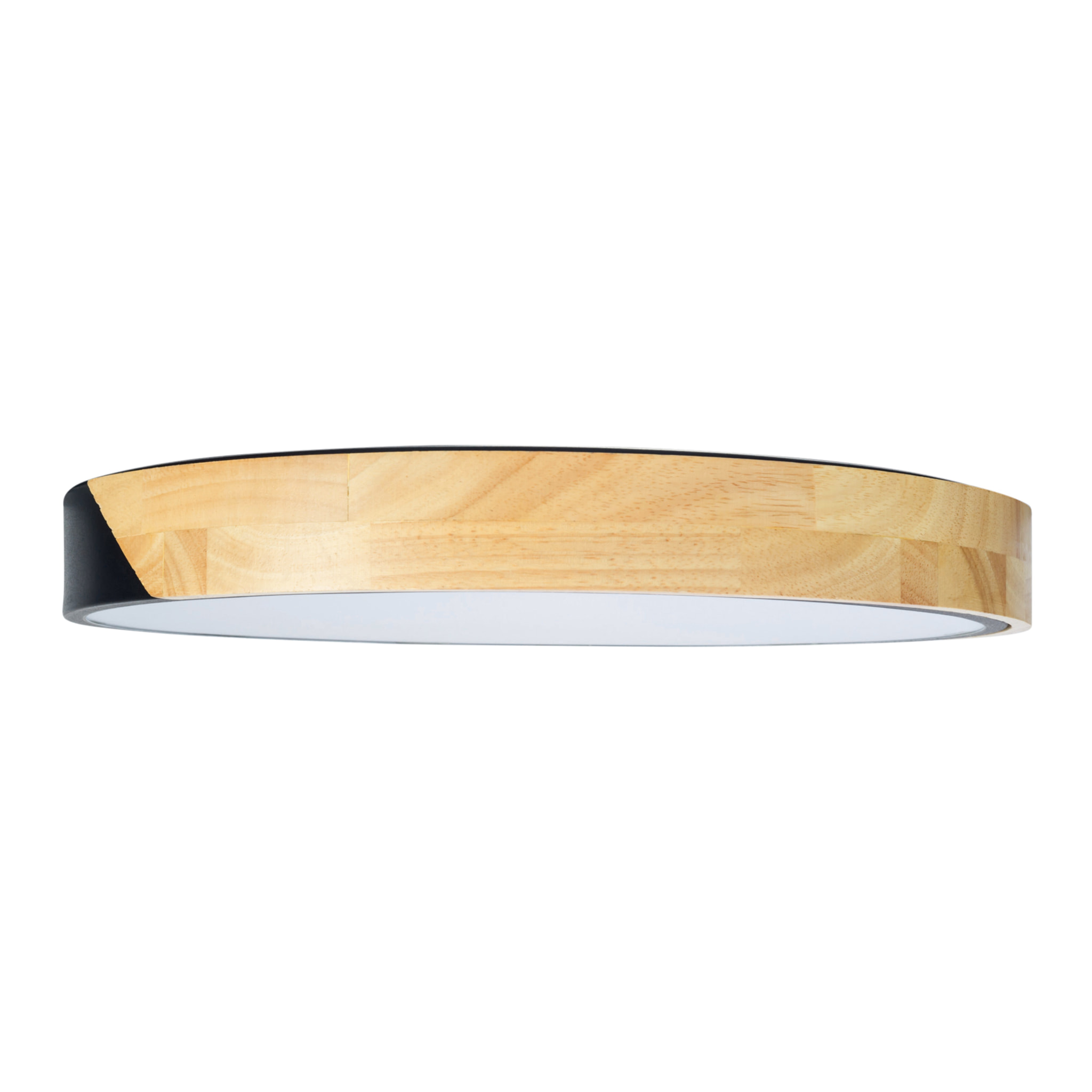 FORLIGHT Plafón de techo Pinta de Aluminio y Madera IP20 19W LED 4000K 40cm