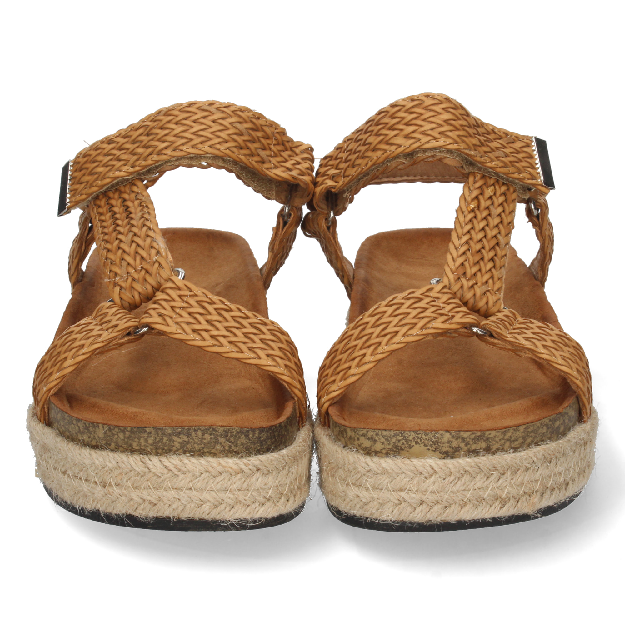 Sandalia con Yute y Cierre de cierre autoadherente