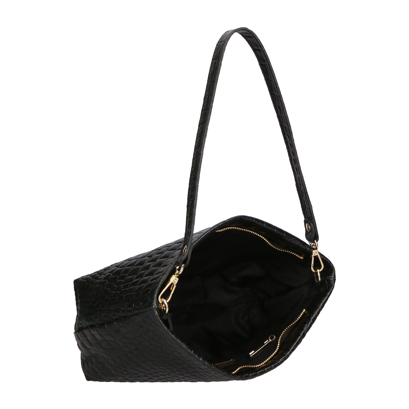 Borsa a spalla da Donna Lorelei in Vera Pelle Made in Italy 19x33x10 cm